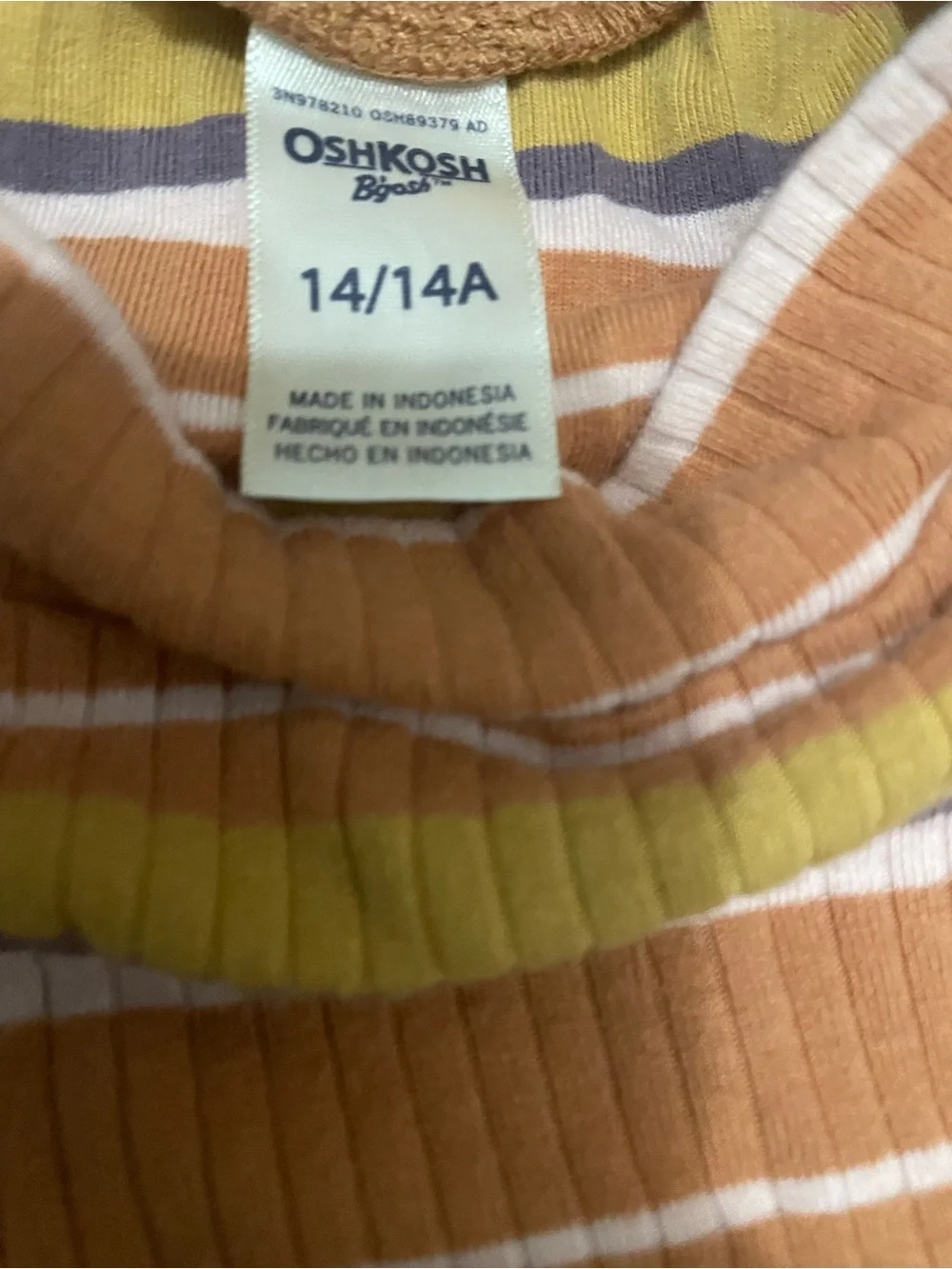 OshKosh Bgosh striped ribbed